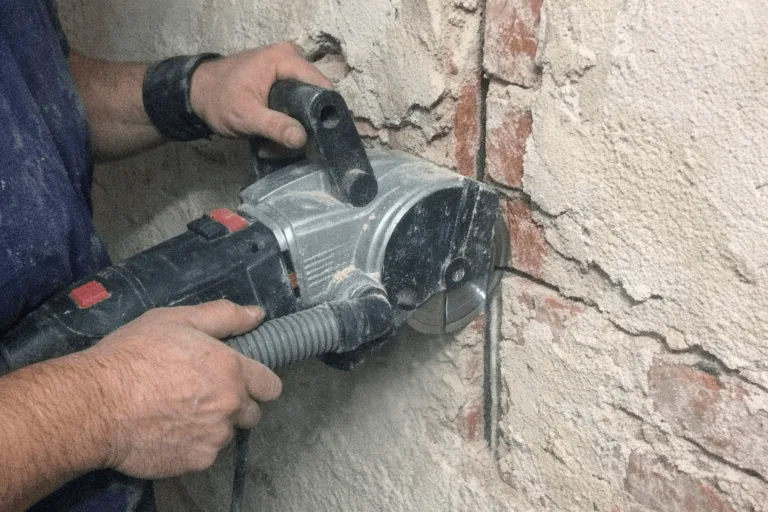 Einsatz von Unterputz-Frästechnik bei der Installation